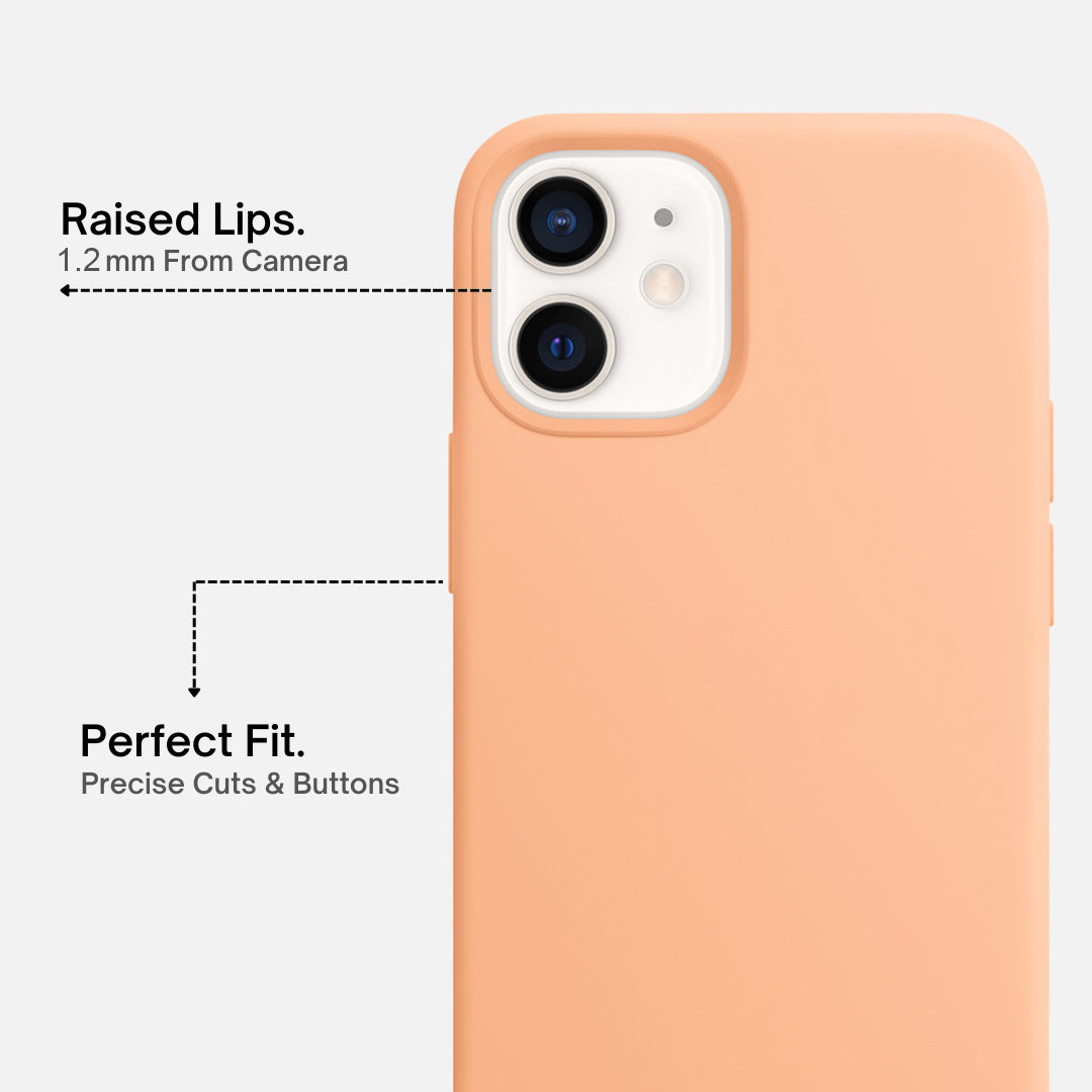 Silicone Grip Case For iPhone 12