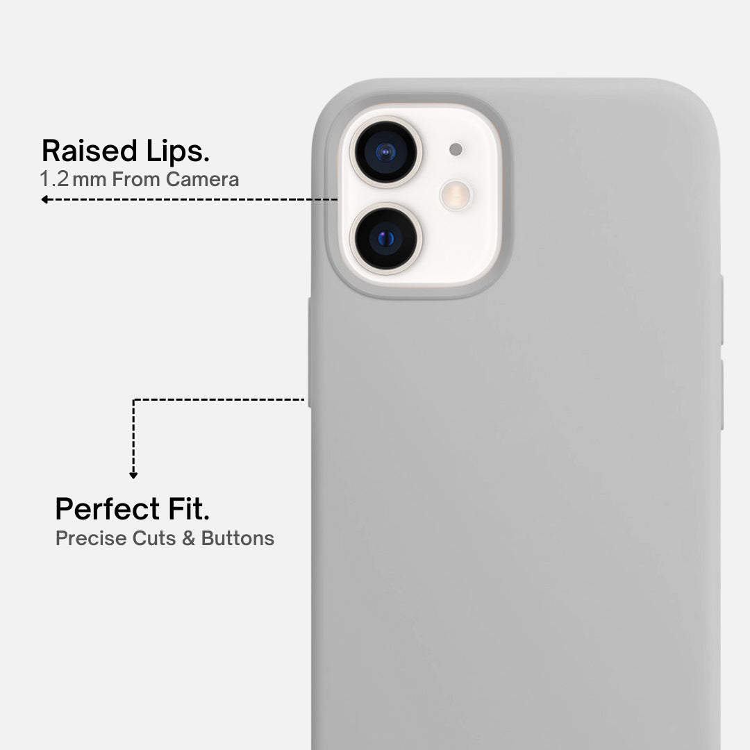 Silicone Grip Case For iPhone 12