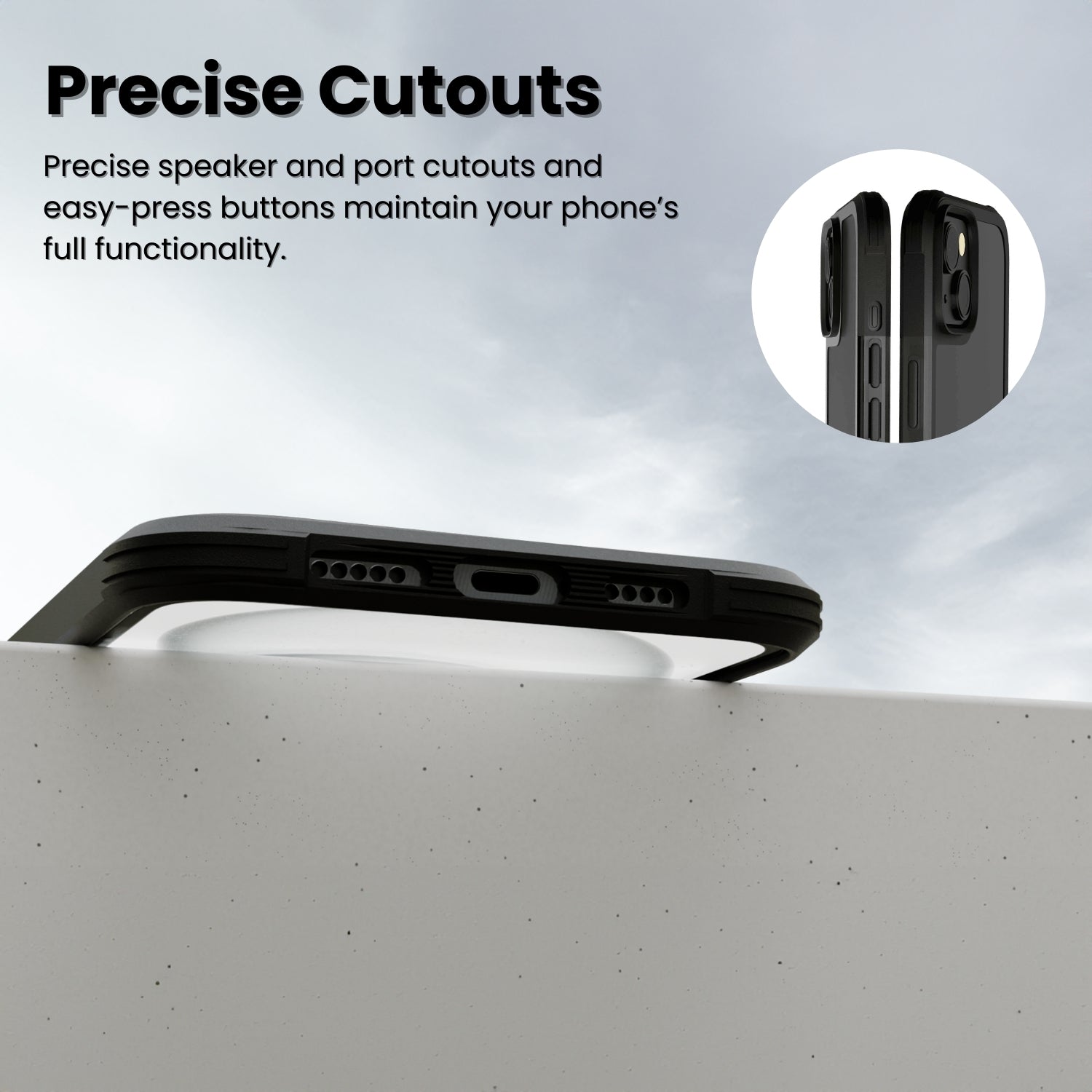 Grip Armour Case Cover For iPhone 14 Plus