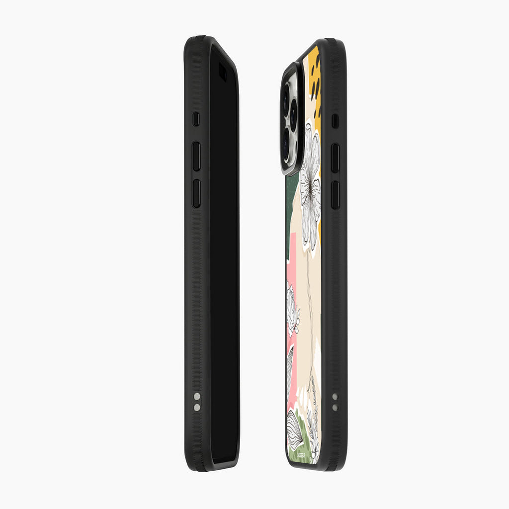 Paper Flower Case For iPhone 15 Pro